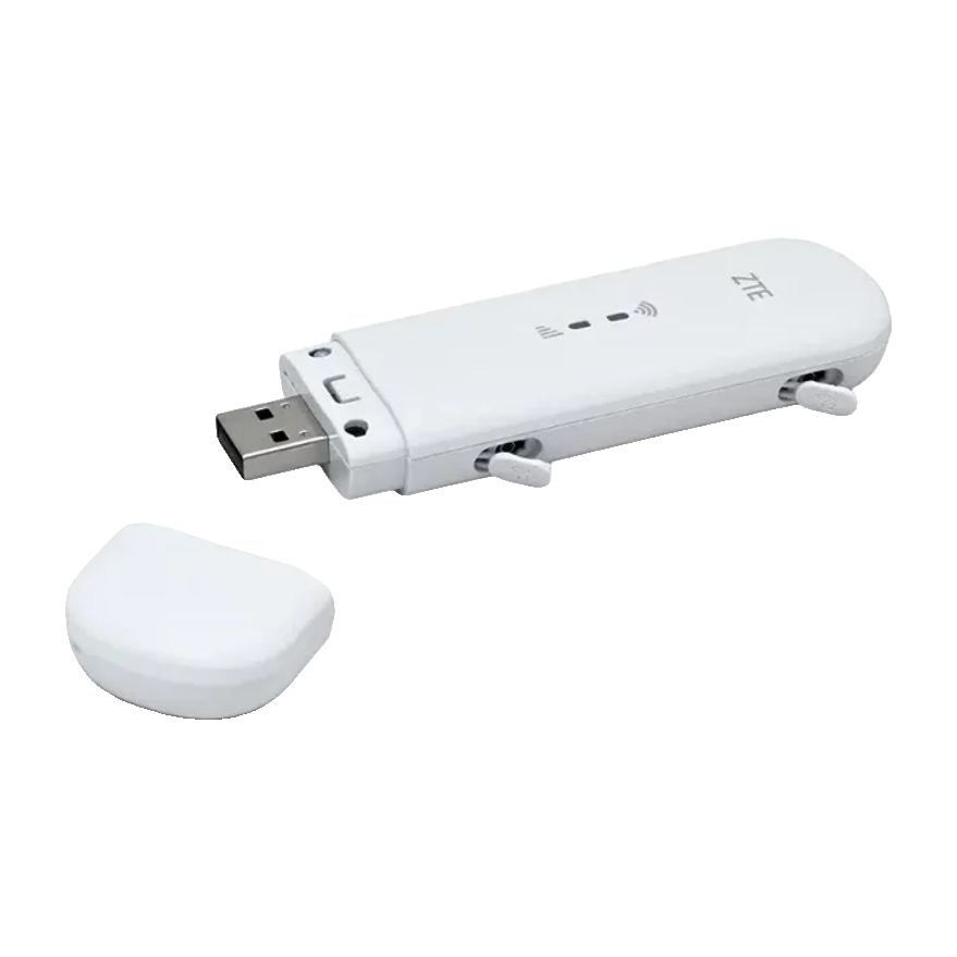 מודם ZTE MF79U — חיבורי אנטנה USB וכיסוי