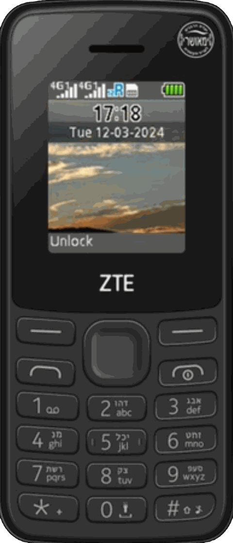 טלפון כשר ZTE F100 דור 4